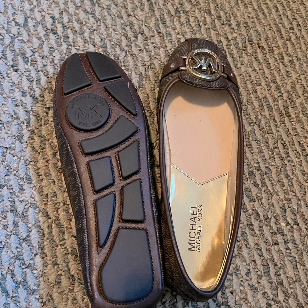 Brown Michael Kors Flats
